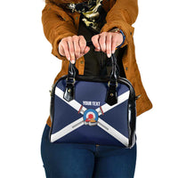 Personalized Scotland Curling Shoulder Handbag Go Scottish Flag Style - Wonder Print Shop