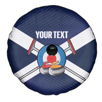 Personalized Scotland Curling Spare Tire Cover Go Scottish Flag Style - Wonder Print Shop