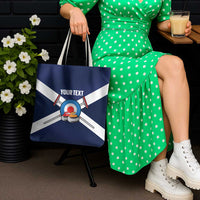 Personalized Scotland Curling Tote Bag Go Scottish Flag Style - Wonder Print Shop