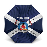 Personalized Scotland Curling Umbrella Go Scottish Flag Style - Wonder Print Shop