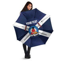 Personalized Scotland Curling Umbrella Go Scottish Flag Style - Wonder Print Shop
