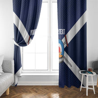 Personalized Scotland Curling Window Curtain Go Scottish Flag Style - Wonder Print Shop