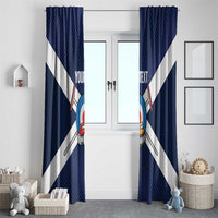 Personalized Scotland Curling Window Curtain Go Scottish Flag Style - Wonder Print Shop