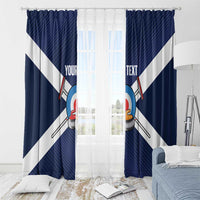 Personalized Scotland Curling Window Curtain Go Scottish Flag Style - Wonder Print Shop