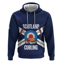 Personalized Scotland Curling Zip Hoodie Go Scottish Flag Style - Wonder Print Shop