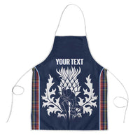 Custom Scotland Curling Apron Scottish Thistle Mix Tartan Pattern - Wonder Print Shop