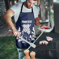 Custom Scotland Curling Apron Scottish Thistle Mix Tartan Pattern - Wonder Print Shop