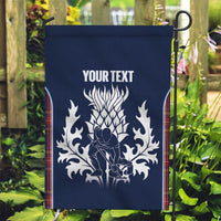 Custom Scotland Curling Garden Flag Scottish Thistle Mix Tartan Pattern - Wonder Print Shop