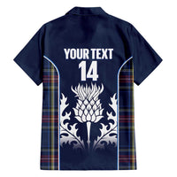Custom Scotland Curling Hawaiian Shirt Scottish Thistle Mix Tartan Pattern - Wonder Print Shop