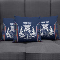 Custom Scotland Curling Pillow Cover Scottish Thistle Mix Tartan Pattern - Wonder Print Shop