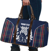 Custom Scotland Curling Travel Bag Scottish Thistle Mix Tartan Pattern - Wonder Print Shop