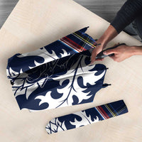 Custom Scotland Curling Umbrella Scottish Thistle Mix Tartan Pattern - Wonder Print Shop