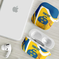 Custom Sweden Curling AirPods Case Konungariket Sverige Tre Kronor Grunge Style - Wonder Print Shop