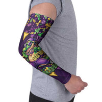 Six Seven Alligator Mardi Gras Arm Sleeves 67 Gen Alpha Slang Carnival Beads