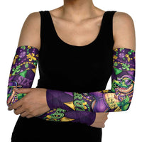 Six Seven Alligator Mardi Gras Arm Sleeves 67 Gen Alpha Slang Carnival Beads