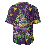 Six Seven Alligator Mardi Gras Baseball Jersey 67 Gen Alpha Slang Carnival Beads