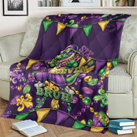 Six Seven Alligator Mardi Gras Blanket 67 Gen Alpha Slang Carnival Beads