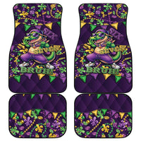 Six Seven Alligator Mardi Gras Car Mats 67 Gen Alpha Slang Carnival Beads