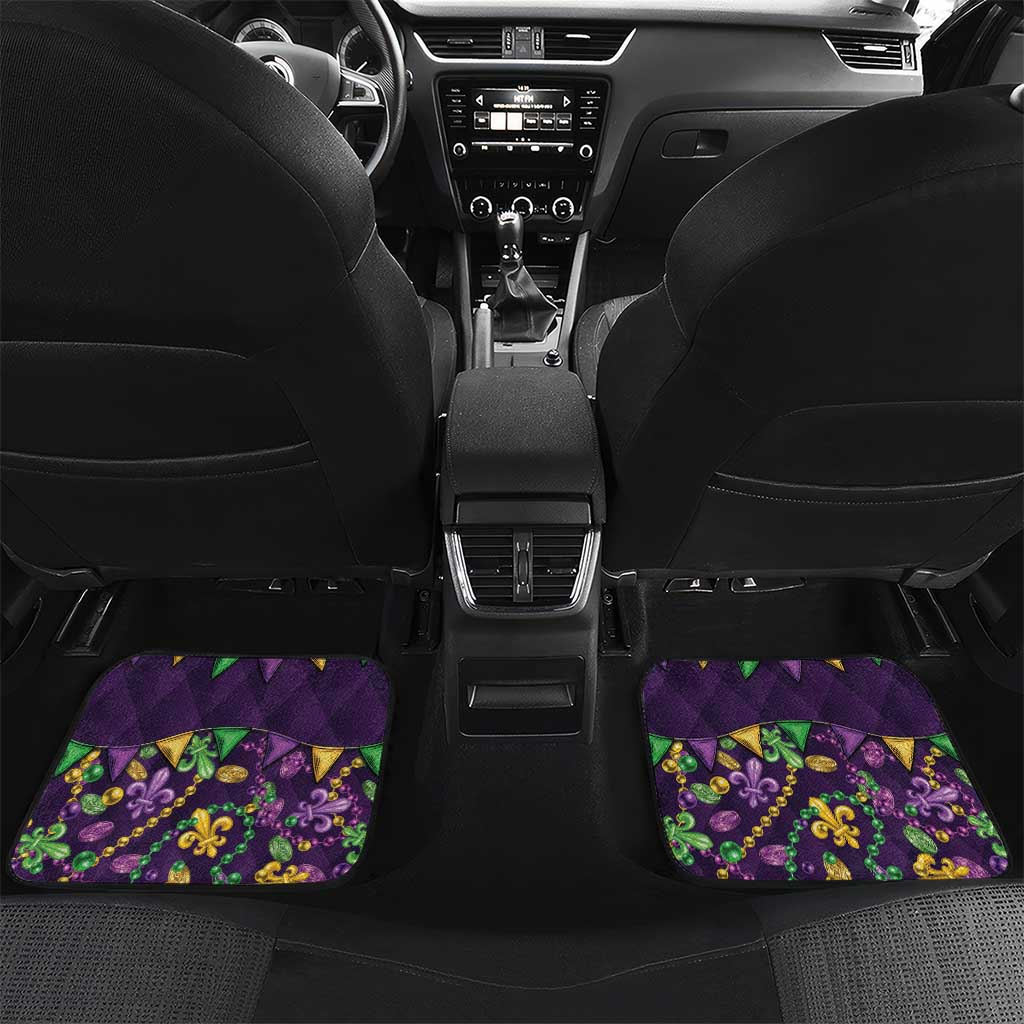 Six Seven Alligator Mardi Gras Car Mats 67 Gen Alpha Slang Carnival Beads