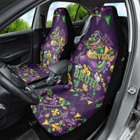 Six Seven Alligator Mardi Gras Car Seat Cover 67 Gen Alpha Slang Carnival Beads