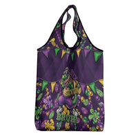 Six Seven Alligator Mardi Gras Grocery Bag 67 Gen Alpha Slang Carnival Beads