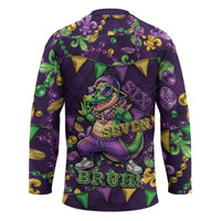 Six Seven Alligator Mardi Gras Hockey Jersey 67 Gen Alpha Slang Carnival Beads