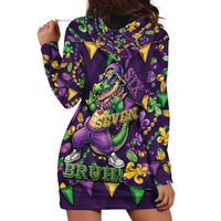 Six Seven Alligator Mardi Gras Hoodie Dress 67 Gen Alpha Slang Carnival Beads