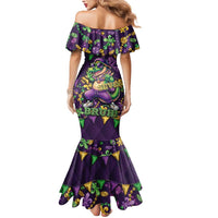 Six Seven Alligator Mardi Gras Mermaid Dress 67 Gen Alpha Slang Carnival Beads