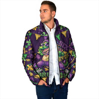 Six Seven Alligator Mardi Gras Padded Jacket 67 Gen Alpha Slang Carnival Beads
