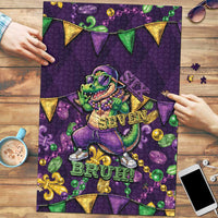 Six Seven Alligator Mardi Gras Puzzle 67 Gen Alpha Slang Carnival Beads