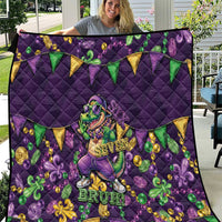 Six Seven Alligator Mardi Gras Quilt 67 Gen Alpha Slang Carnival Beads