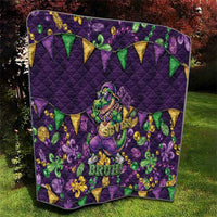 Six Seven Alligator Mardi Gras Quilt 67 Gen Alpha Slang Carnival Beads