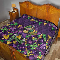 Six Seven Alligator Mardi Gras Quilt 67 Gen Alpha Slang Carnival Beads