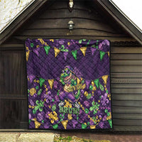 Six Seven Alligator Mardi Gras Quilt 67 Gen Alpha Slang Carnival Beads