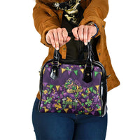 Six Seven Alligator Mardi Gras Shoulder Handbag 67 Gen Alpha Slang Carnival Beads