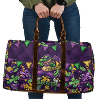 Six Seven Alligator Mardi Gras Travel Bag 67 Gen Alpha Slang Carnival Beads
