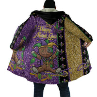Voodoo Doll Mardi Gras Cloak Throw Me Something Mister Glitter Effect