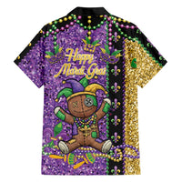 Voodoo Doll Mardi Gras Hawaiian Shirt Throw Me Something Mister Glitter Effect