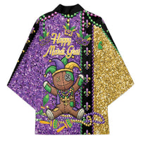Voodoo Doll Mardi Gras Kimono Throw Me Something Mister Glitter Effect