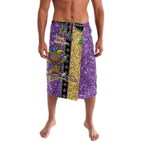 Voodoo Doll Mardi Gras Lavalava Throw Me Something Mister Glitter Effect
