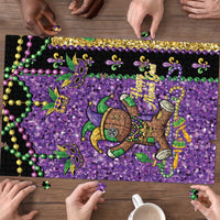 Voodoo Doll Mardi Gras Puzzle Throw Me Something Mister Glitter Effect
