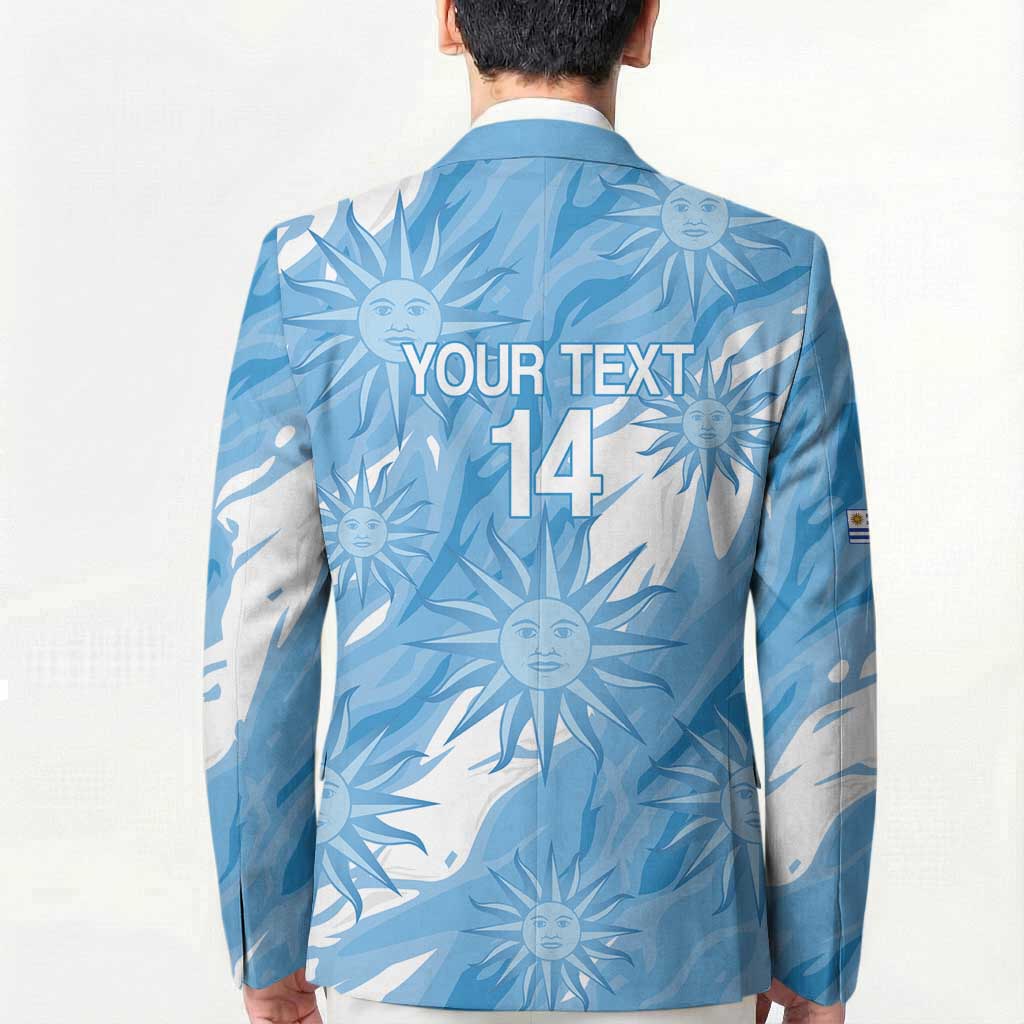 Uruguay 2026 Football Custom Blazer Vamos La Celeste Sol de Mayo Style