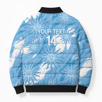 Uruguay 2026 Football Custom Bomber Puffer Jacket Vamos La Celeste Sol de Mayo Style