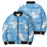 Uruguay 2026 Football Custom Bomber Puffer Jacket Vamos La Celeste Sol de Mayo Style