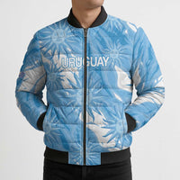 Uruguay 2026 Football Custom Bomber Puffer Jacket Vamos La Celeste Sol de Mayo Style