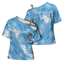 Uruguay 2026 Football Custom Cross Shoulder Shirt Vamos La Celeste Sol de Mayo Style