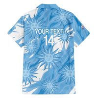 Uruguay 2026 Football Custom Hawaiian Shirt Vamos La Celeste Sol de Mayo Style