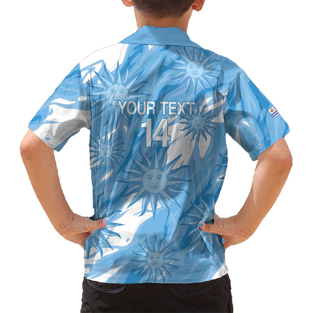 Uruguay 2026 Football Custom Hawaiian Shirt Vamos La Celeste Sol de Mayo Style