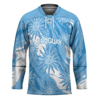 Uruguay 2026 Football Custom Hockey Jersey Vamos La Celeste Sol de Mayo Style