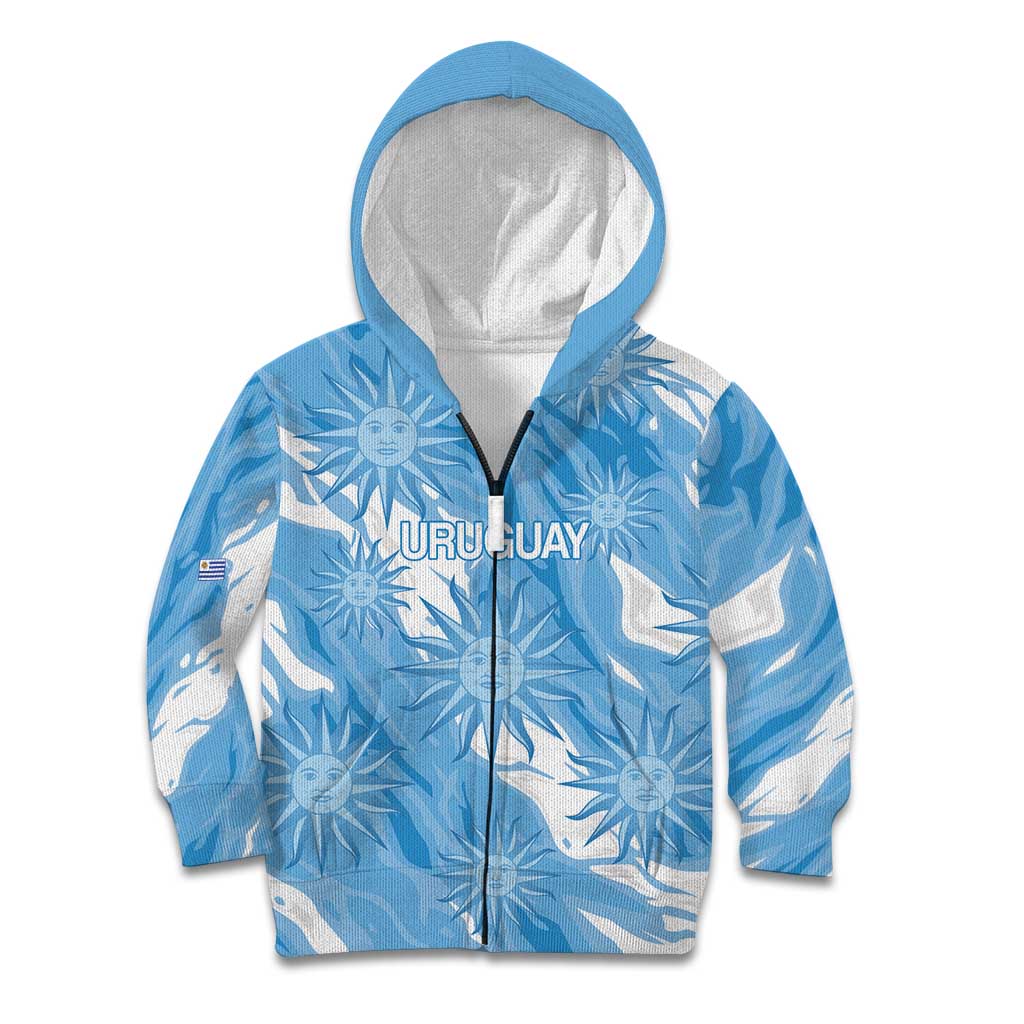 Uruguay 2026 Football Custom Kid Hoodie Vamos La Celeste Sol de Mayo Style